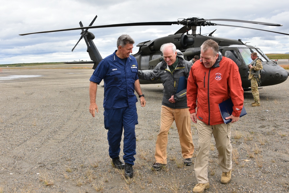 Coast Guard Commandant meets with SECNAV and Sen. Sullivan