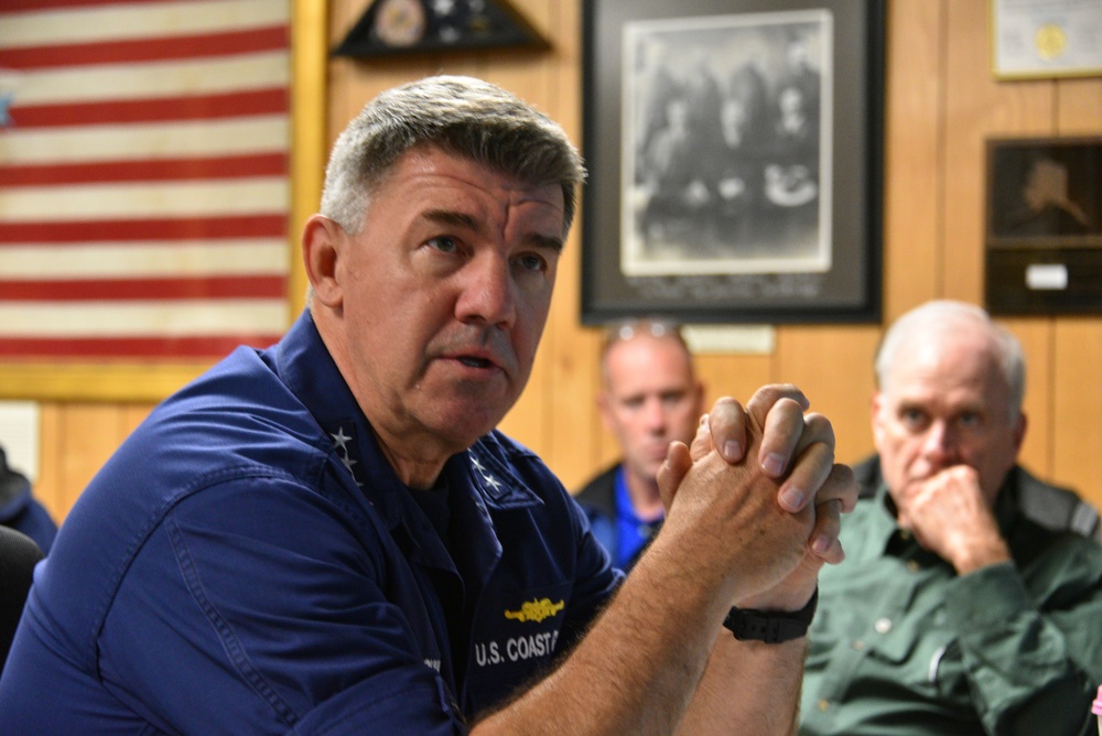 Coast Guard Commandant meets with SECNAV and Sen. Sullivan