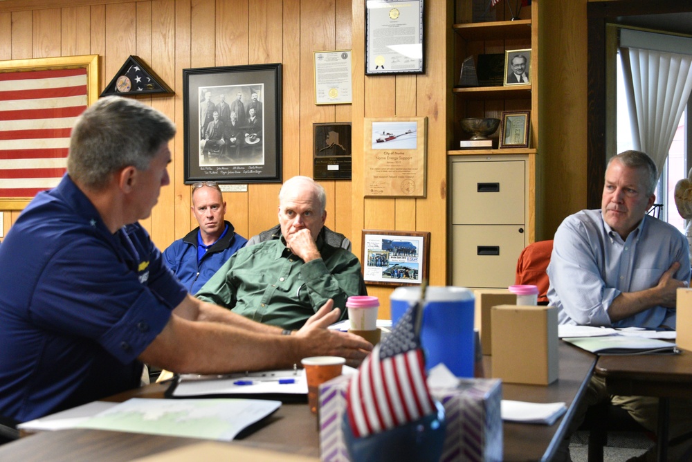 Coast Guard Commandant meets with SECNAV and Sen. Sullivan