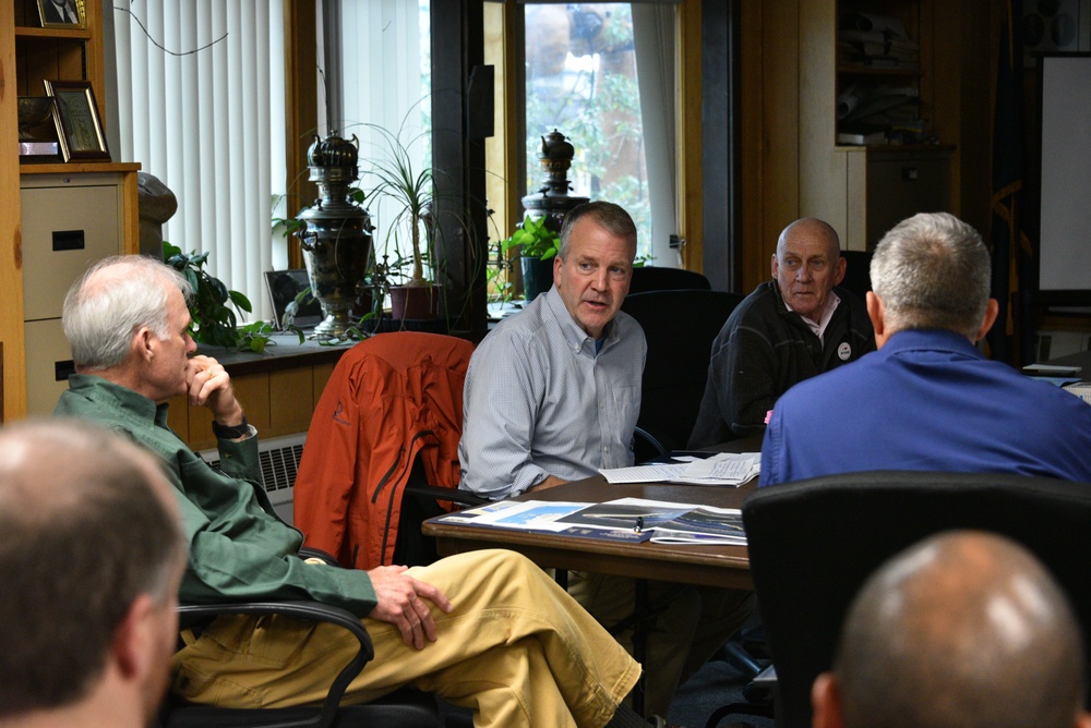 Coast Guard Commandant meets with SECNAV and Sen. Sullivan