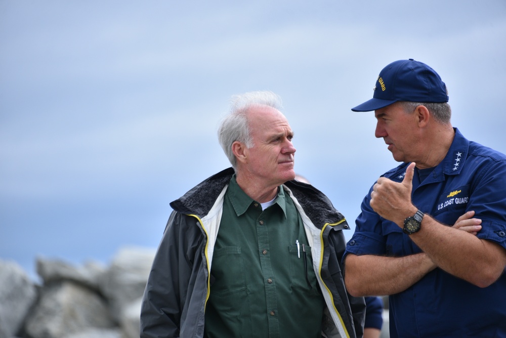 Coast Guard Commandant meets with SECNAV and Sen. Sullivan