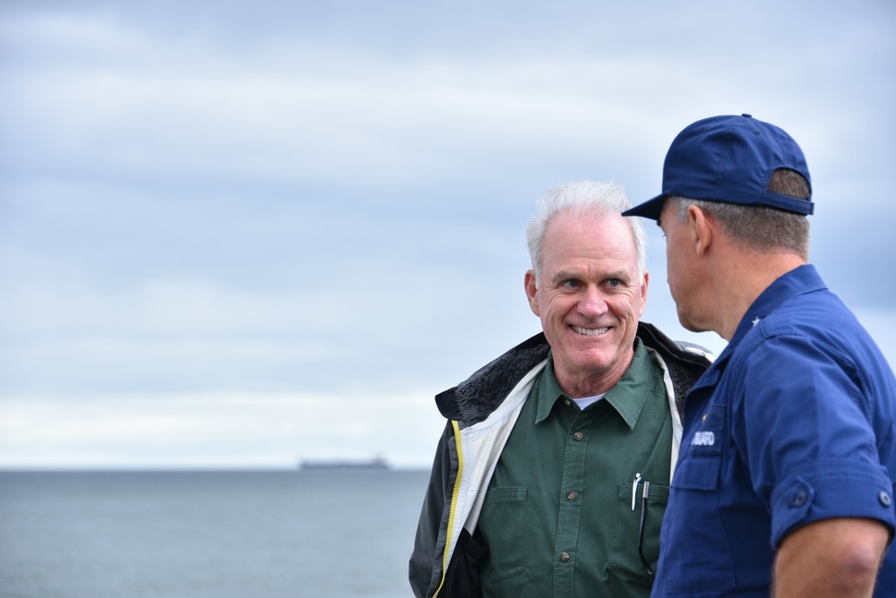 Coast Guard Commandant meets with SECNAV and Sen. Sullivan