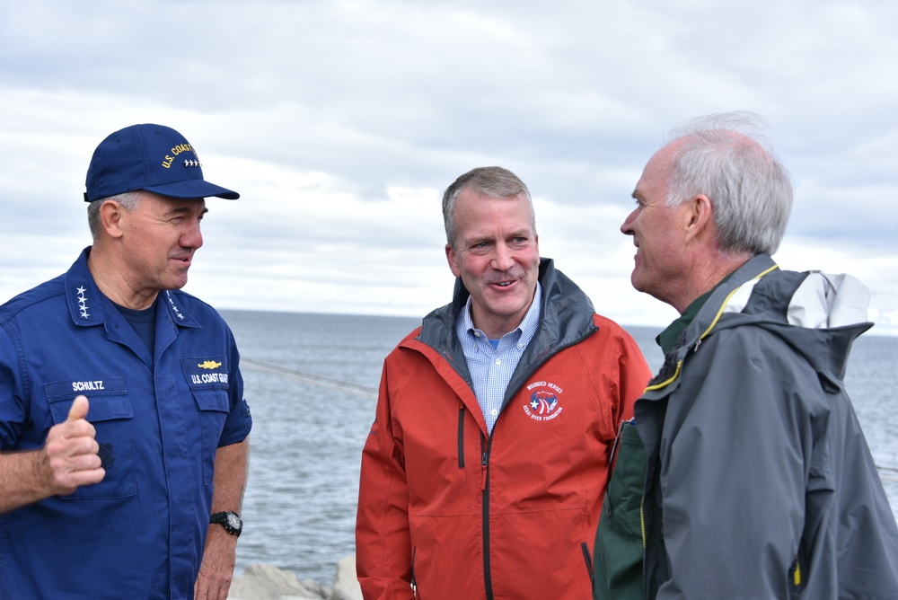 Coast Guard Commandant meets with SECNAV and Sen. Sullivan