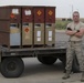 Ammo Airman loads 30 mm rounds for transport