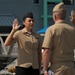 USS Wisconsin (BB-64) hosts a re-enlistment ceremony