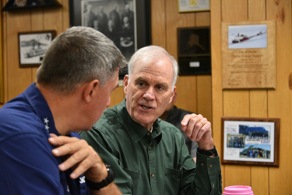 Coast Guard Commandant meets with SECNAV and Sen. Sullivan