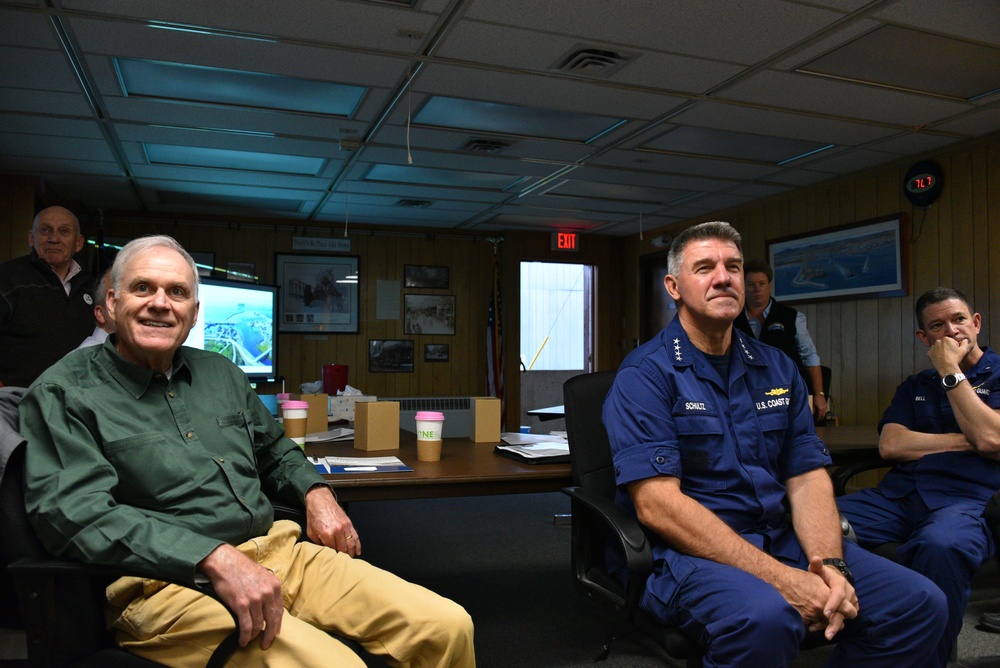 Coast Guard Commandant meets with SECNAV and Sen. Sullivan