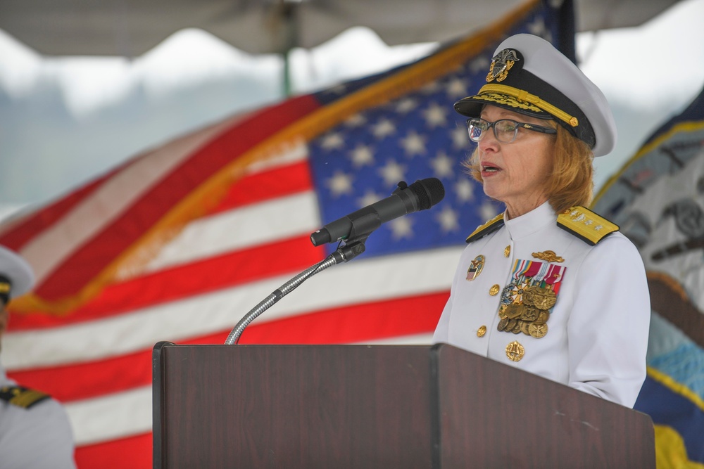 Naval Supply Systems Command Fleet Logistics Center Puget Sound Conducts a Change of Command Ceremony