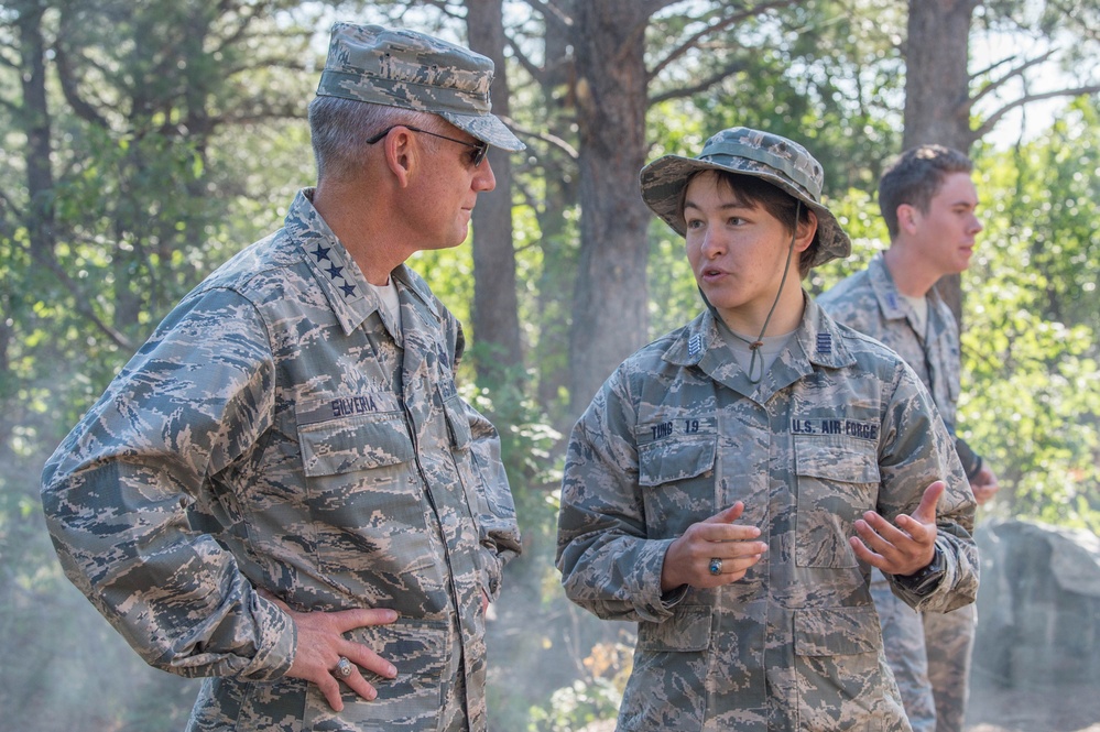 Superintendent visits cadets in Jack's Valley