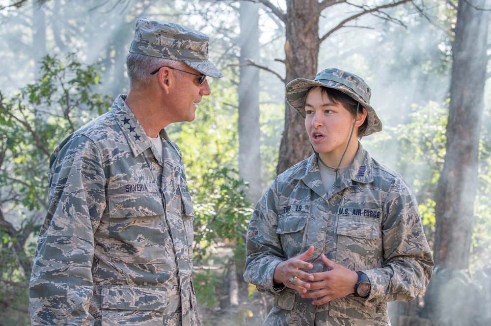 Superintendent visits cadets in Jack's Valley