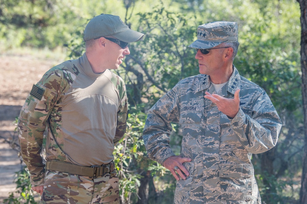 Superintendent visits cadets in Jack's Valley