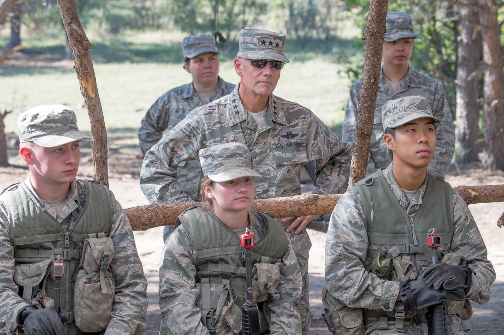 Superintendent visits cadets in Jack's Valley