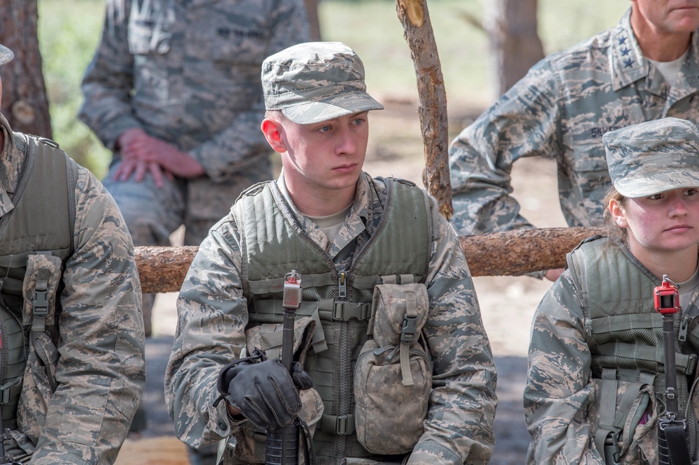 Superintendent visits cadets in Jack's Valley