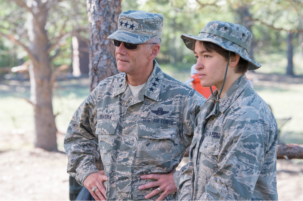 Superintendent visits cadets in Jack's Valley