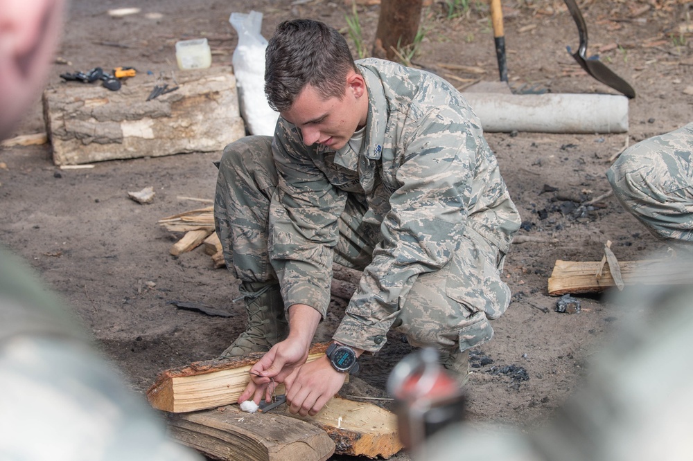Superintendent visits cadets in Jack's Valley