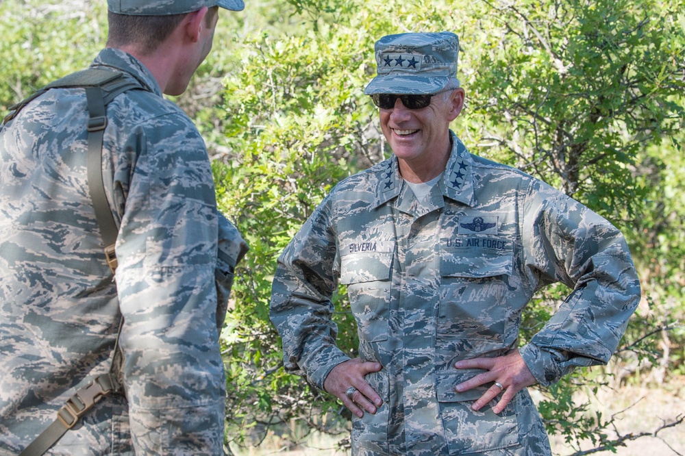 Superintendent visits cadets in Jack's Valley