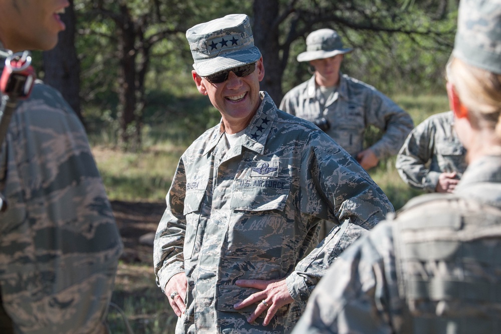 Superintendent visits cadets in Jack's Valley