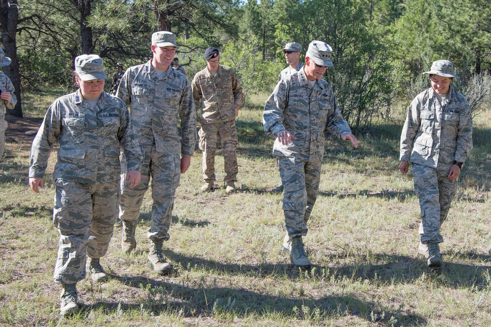 Superintendent visits cadets in Jack's Valley