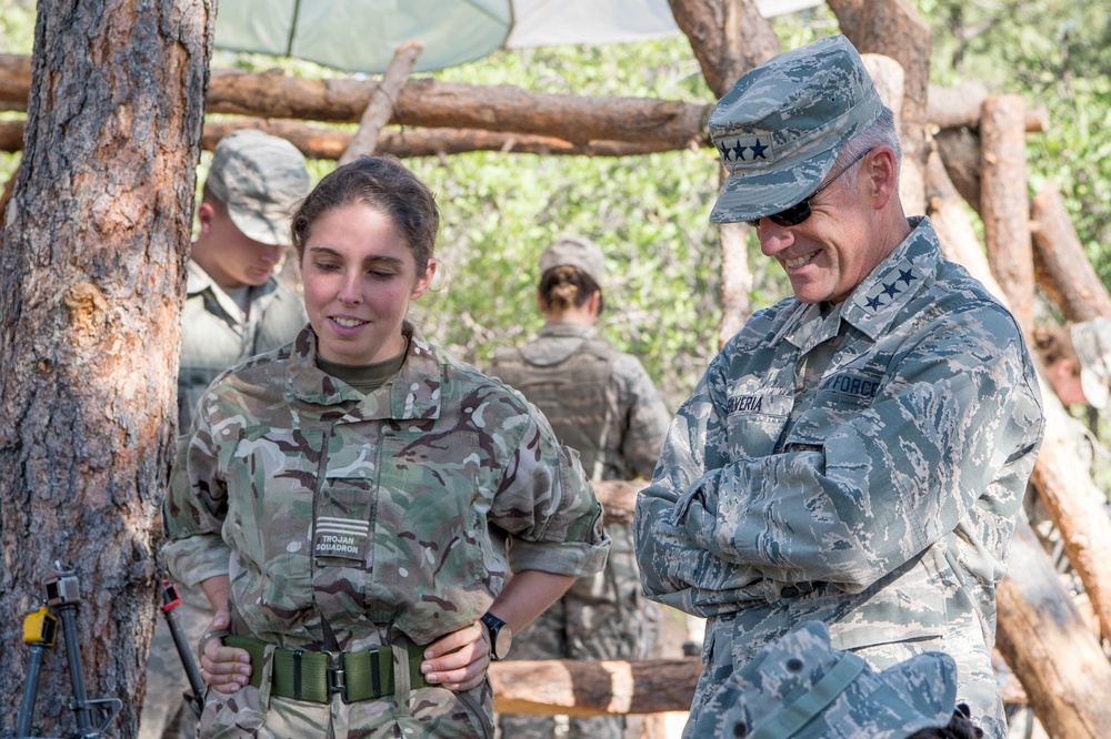 Superintendent visits cadets in Jack's Valley