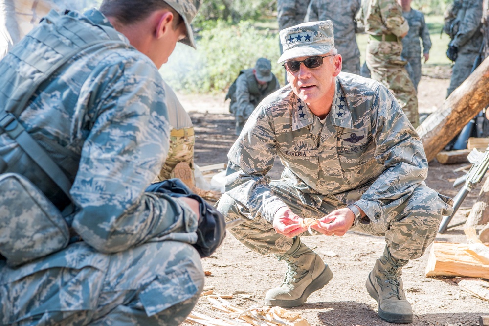 Superintendent visits cadets in Jack's Valley
