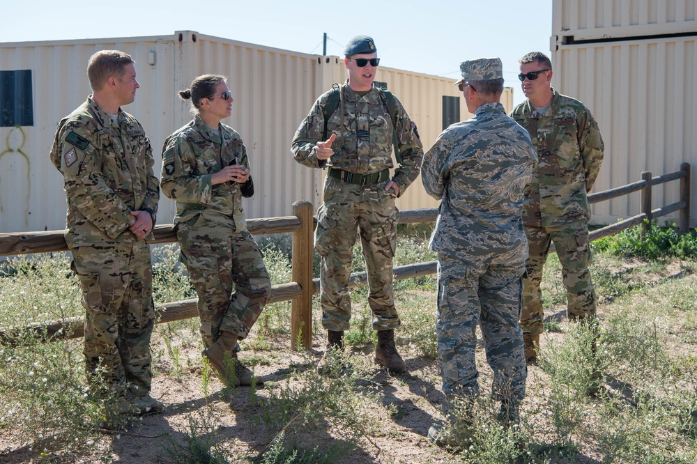 Superintendent visits cadets in Jack's Valley