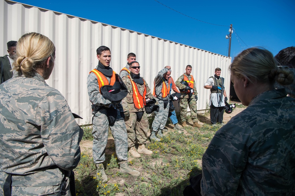 Superintendent visits cadets in Jack's Valley