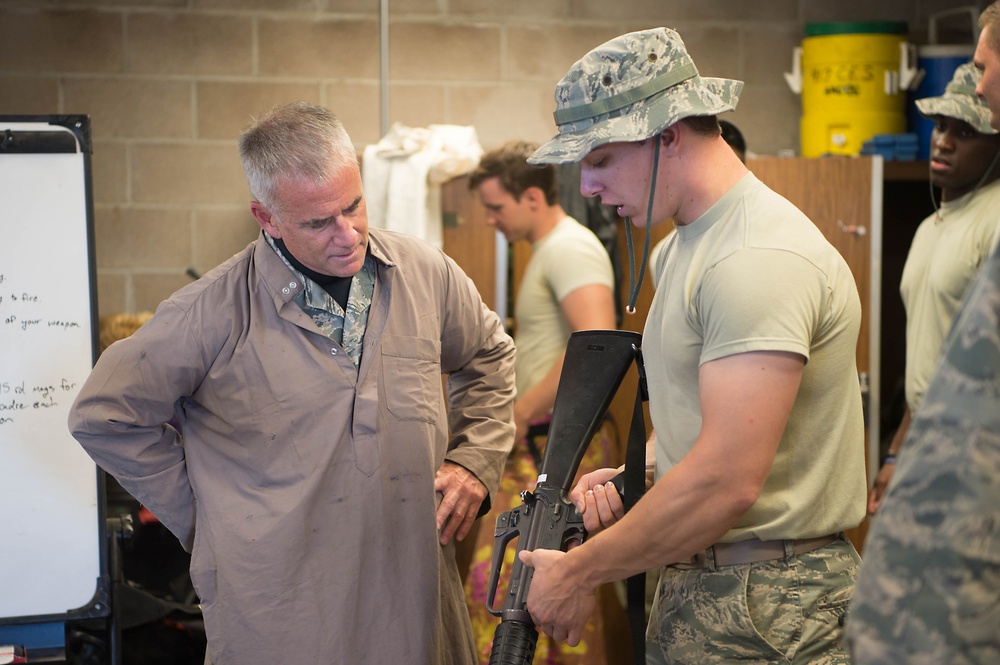 Superintendent visits cadets in Jack's Valley