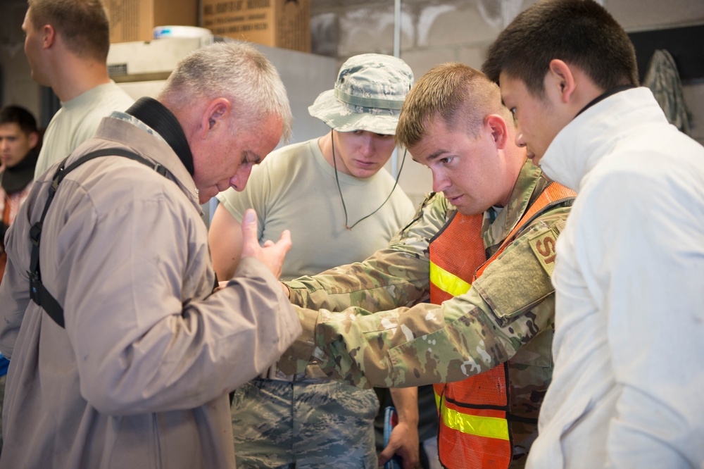 Superintendent visits cadets in Jack's Valley