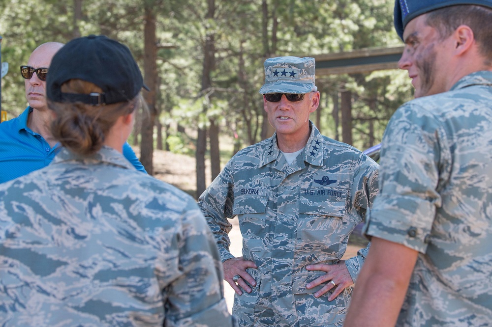 Superintendent visits cadets in Jack's Valley
