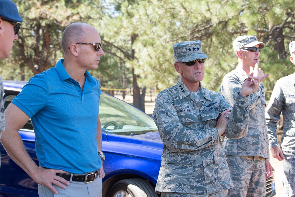 Superintendent visits cadets in Jack's Valley