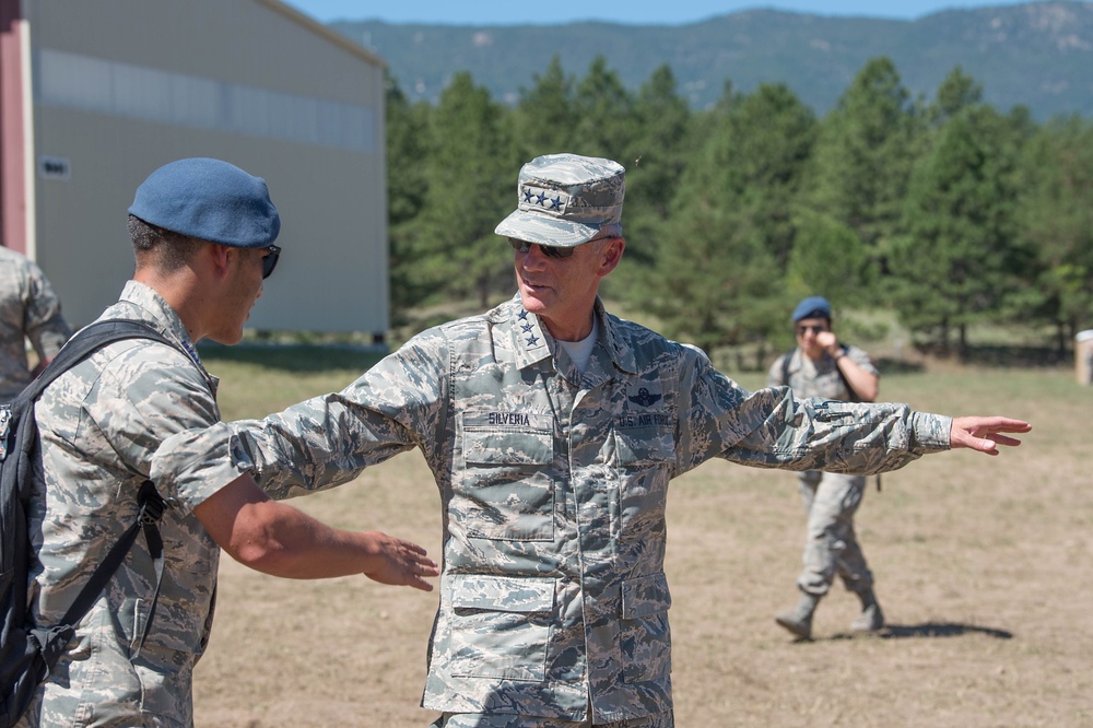 Superintendent visits cadets in Jack's Valley