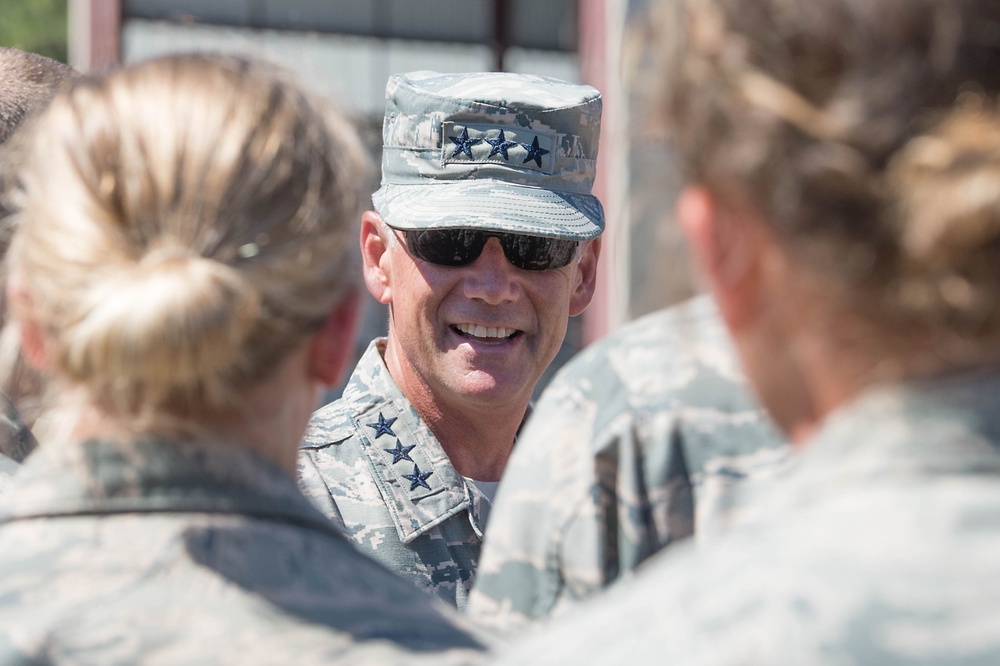 Superintendent visits cadets in Jack's Valley