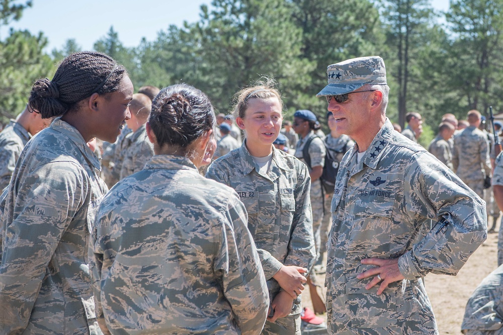 Superintendent visits cadets in Jack's Valley