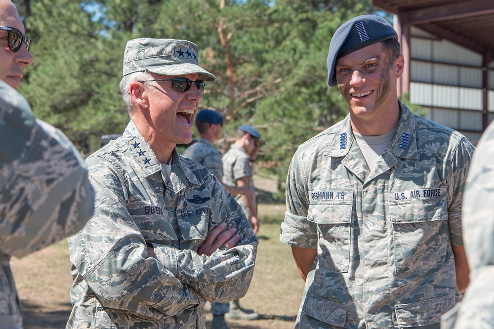 Superintendent visits cadets in Jack's Valley