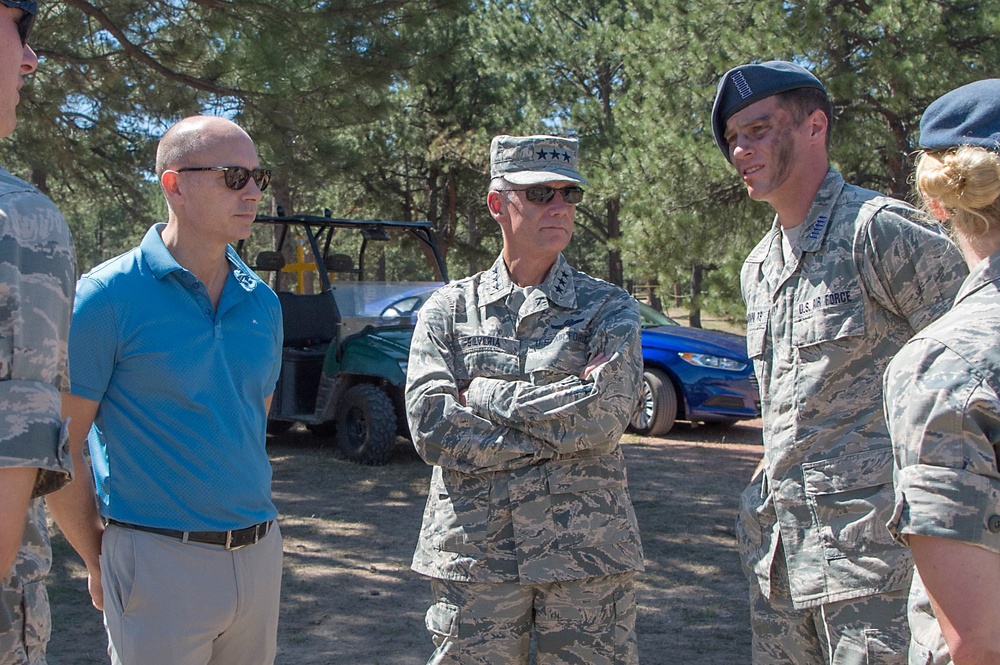 Superintendent visits cadets in Jack's Valley