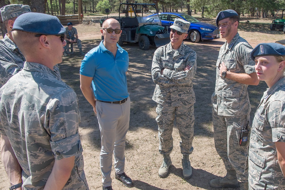 Superintendent visits cadets in Jack's Valley