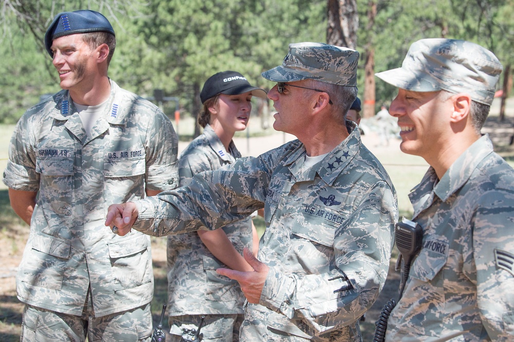 Superintendent visits cadets in Jack's Valley