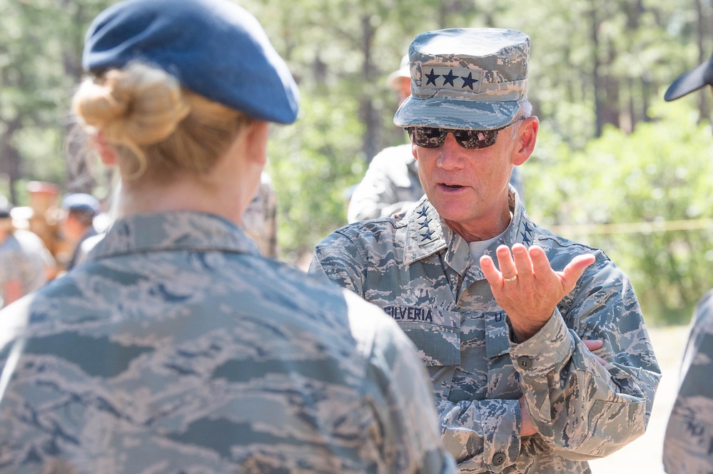 Superintendent visits cadets in Jack's Valley