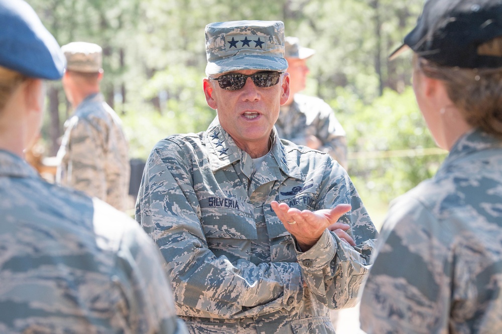 Superintendent visits cadets in Jack's Valley