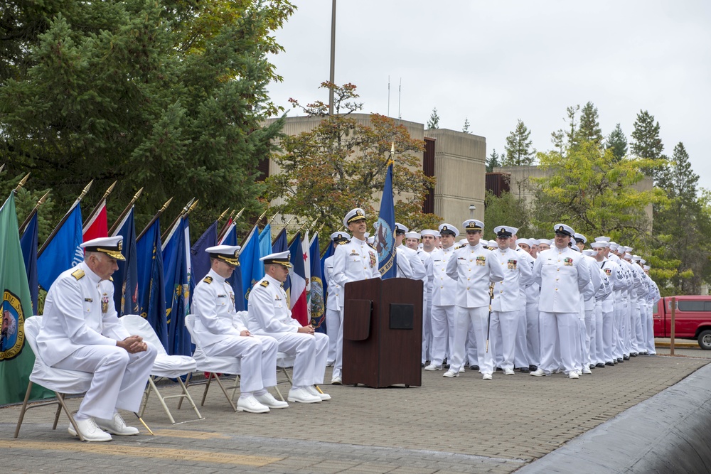 USS Nevada (SSBN 733) Gold Crew Welcomes New Commanding Officer