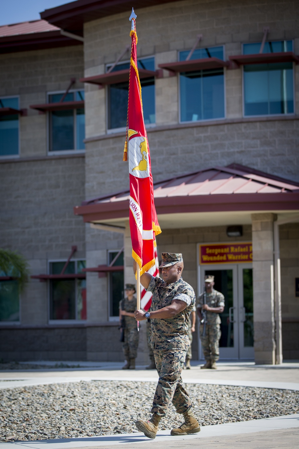 Wounded Warrior Battalion-West change of command ceremony: From one CO to another