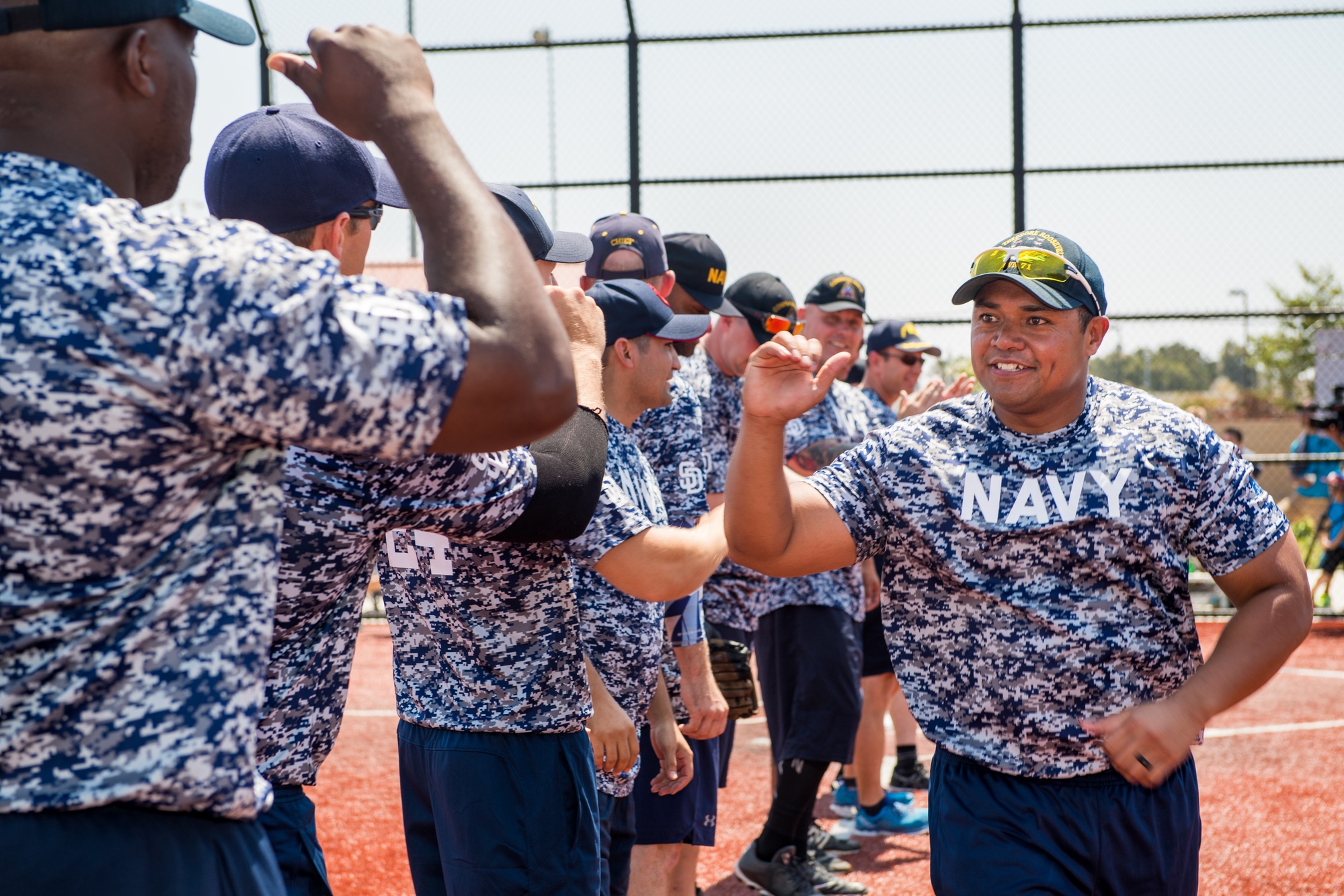 DVIDS - Images - Sailors Play San Diego Padres Alumni In Softball Game  [Image 2 of 15]