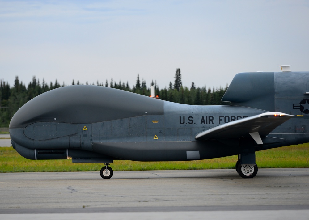 Global Hawk makes historic first landing at RED FLAG Alaska