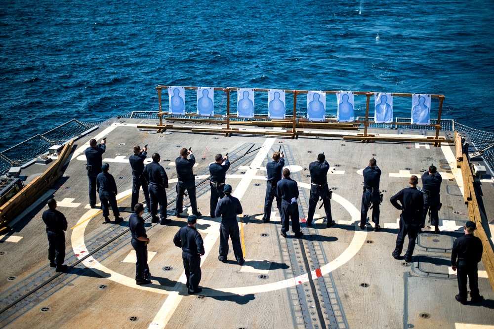 USS Dewey Gun Shoot