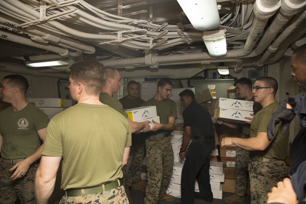 Resupply at Sea