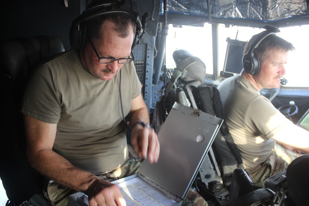 C-130 Hercules flight engineer boosts morale baking