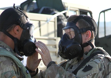 103rd Brigade Engineering Battalion trains on CBRN defense at NTC