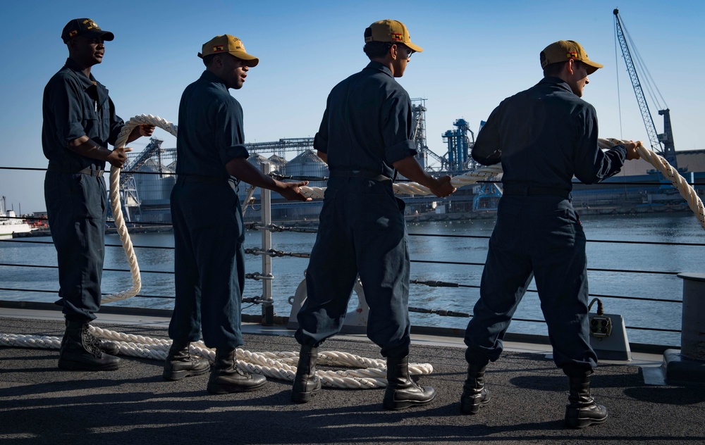 USS Carney Arrives in Constanta, Romania