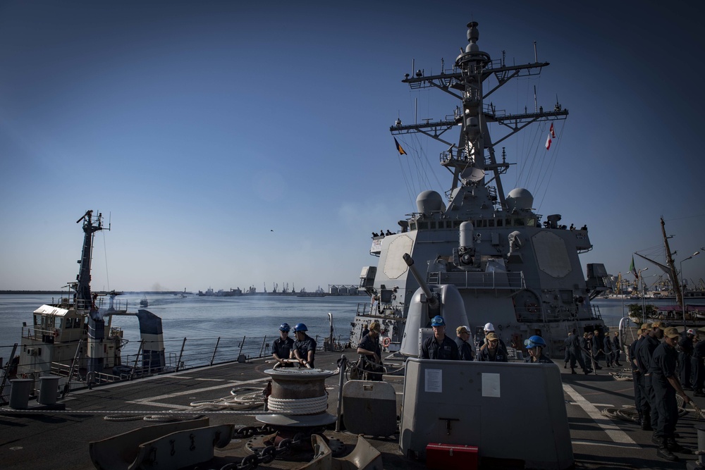 USS Carney Arrives in Constanta, Romania