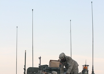 56th SBCT arrives in cantonment after realistic NTC battlefield training